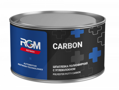 Шпатлевка RGM REFINISH CARBON PUTTY 2K с углеволокном 1кг фото в интернет магазине 
