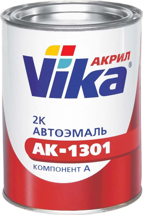 165 Эмаль Vika-акрил 1301Темно-красно-оранжевая 0,85кг фото в интернет магазине 