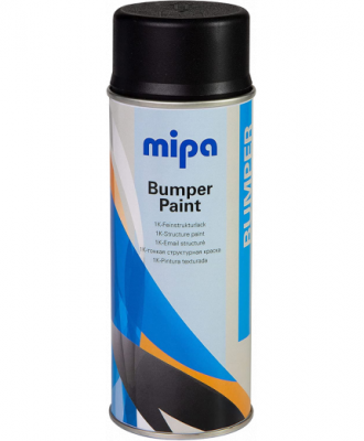 Краска Mipa Bumper Paint Spray для бампера черная 400мл аэрозоль фото в интернет магазине 