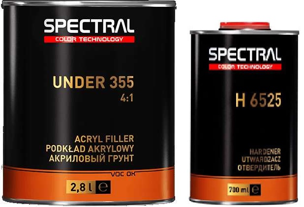 Грунт SPECTRAL UNDER 355 Flex 2,8л +отвердитель Н6525 0,7л фото в интернет магазине 
