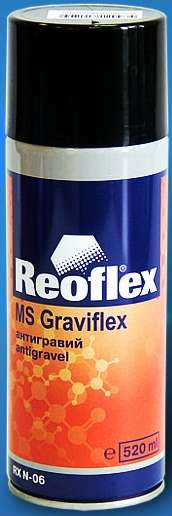 Антигравий MS Reoflex серый аэрозоль 520мл фото в интернет магазине 