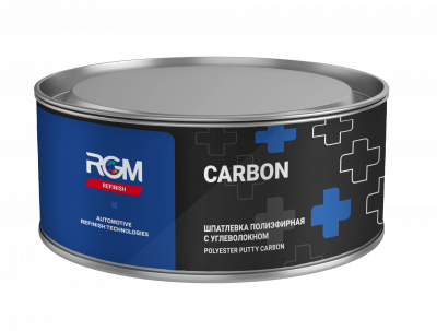Шпатлевка RGM REFINISH CARBON PUTTY 2K с углеволокном 0,5кг фото в интернет магазине 