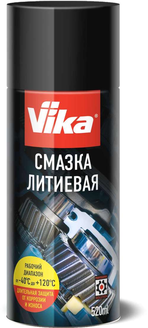Смазка литиевая универсальная Vika 520мл аэрозоль фото в интернет магазине 