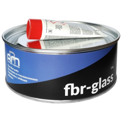 Шпатлевка ARM FBR-CLASS со стекловолокном голубая 1кг фото в интернет магазине 