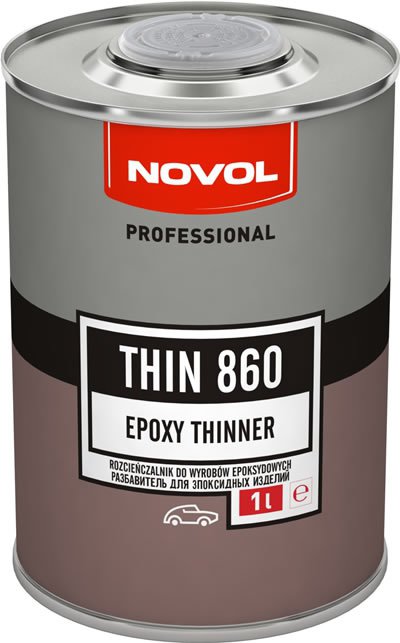 Растворитель Novol 860 для эпоксидного грунта 1л  фото в интернет магазине 