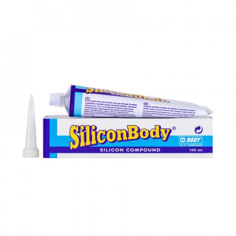 Герметик BODY 120 SILICON силиконовый бесцветный 0,1л фото в интернет магазине 