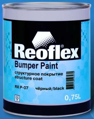 Структурное покрытие Reoflex черный 0,75л фото в интернет магазине 