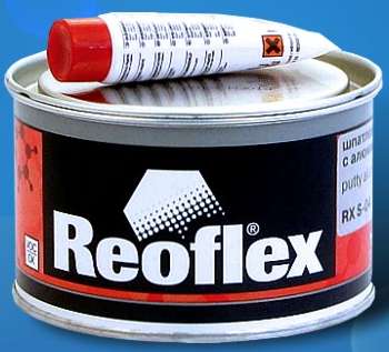 Шпатлевка Reoflex с алюминием Alumet 0,6кг фото в интернет магазине 