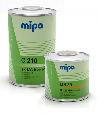 Лак Mipa MS C210-25 1,5л комплект фото в интернет магазине 