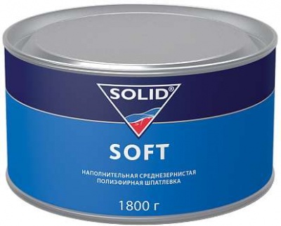 Шпатлевка SOLID SOFT среднезернистая 1,8кг фото в интернет магазине 