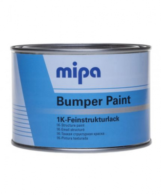 Краска структурная для бампера Mipa Bumper paint серая 0,5л  фото в интернет магазине 