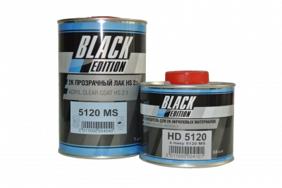 Лак прозрачный Black Edition Maxtor BE 5150 2K 2:1 MS 1л + отверд HD5150 0,5л фото в интернет магазине 