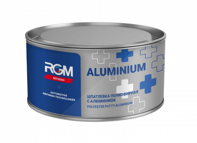 Шпатлевка RGM REFINISH ALUMINIUM PUTTY 2K с алюминием 0,5кг фото в интернет магазине 