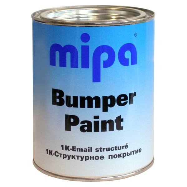 Краска структурная для бампера Mipa Bumper paint черная 0,5л  фото в интернет магазине 