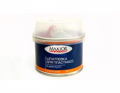 Шпатлевка MAXTOR 3150 PLASTIC для пластмасс 0,2кг фото в интернет магазине 