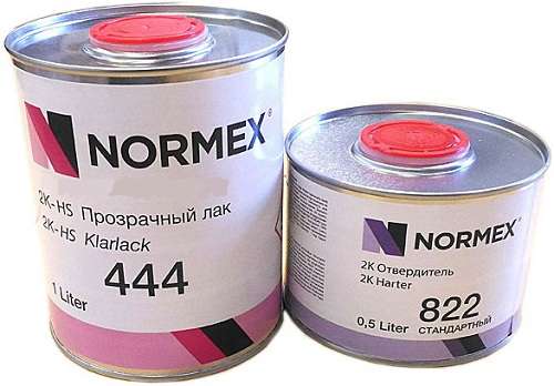 Лак Normex 455 2К VHS 1л +отвердитель 822 0,5л фото в интернет магазине 