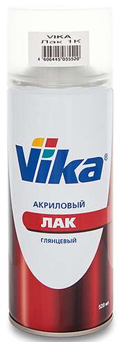 Лак 1К акриловый глянцевый Vika 520мл аэрозоль фото в интернет магазине 