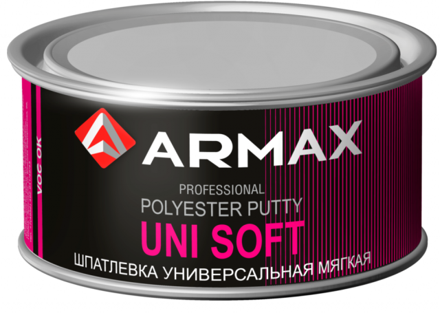 Шпатлевка ARMAX 2K UNI SOFT PUTTY 1кг фото в интернет магазине 