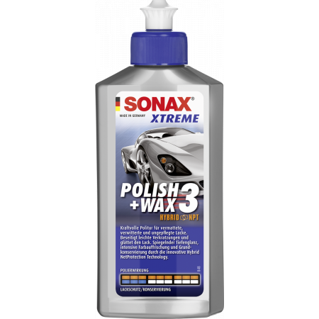 Полироль SONAX Xtreme №3 NanoPro для поврежденных покрытий 0,25л фото в интернет магазине 