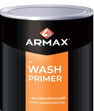 Грунтовка ARMAX WASH PRIMER фосфатирующая 0,8кг+отвердитель кислотный 0,67кг фото в интернет магазине 