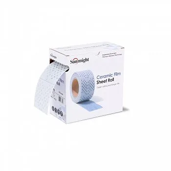 76616_Шлиф материал SUNMIGHT CERAMIC L712T 70х70мм на липучке с мультипылеотводом P400, лист