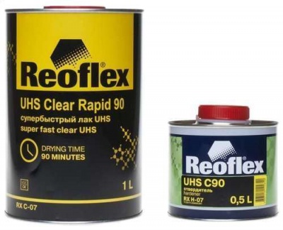 Лак Reoflex супербыстрый 2+1 2К UHS 1л +отв С90 0,5л 