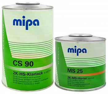 mipa лак cs90 + отвердитель ms25